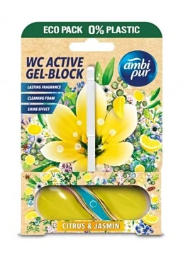 Гелевий підвісний блок для туалету Ambi Pur WC Active Gel-Block Цитрус і жасмин, 45 г