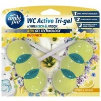 Гелевий підвісний блок для туалету Ambi Pur WC Active Tri-gel Цитрус і жасмин, 2х45 г