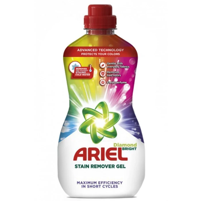 Гель-пятновыводитель Ariel для цветного белья, 950 мл - 