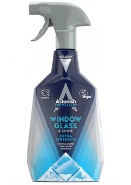 Засіб Astonish для миття вікон і скла з ефектом антизапотівання, 750 мл