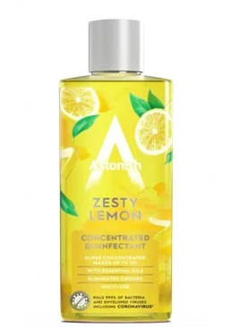 Багатофункціональний концентрат Astonish для миття та дезінфекції "Лимонний Вибух", 300 мл