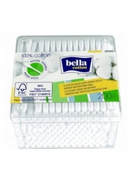 Ватные палочки Bella Coton, 200 шт