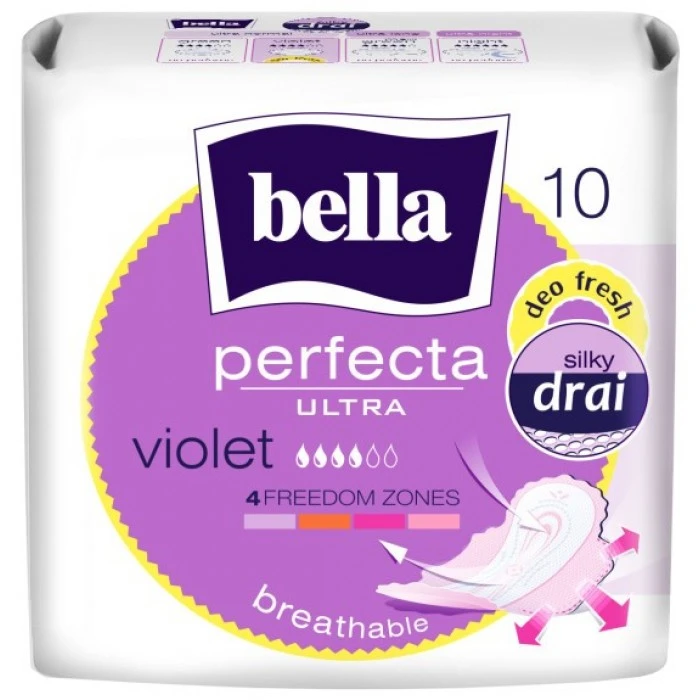 Гігієнічні прокладки Bella Perfecta Ultra Violet Deo Fresh 10 шт - 