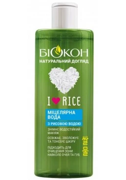 Міцелярна вода Біокон I love rice, 400 мл 