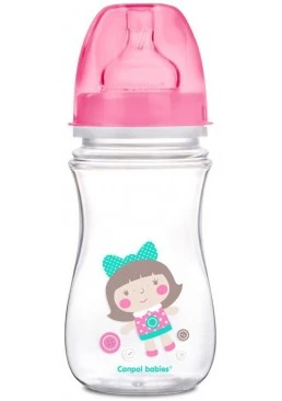Бутылочка антиколиковая Canpol Babies Easystart Цветные зверушки, 240 мл 