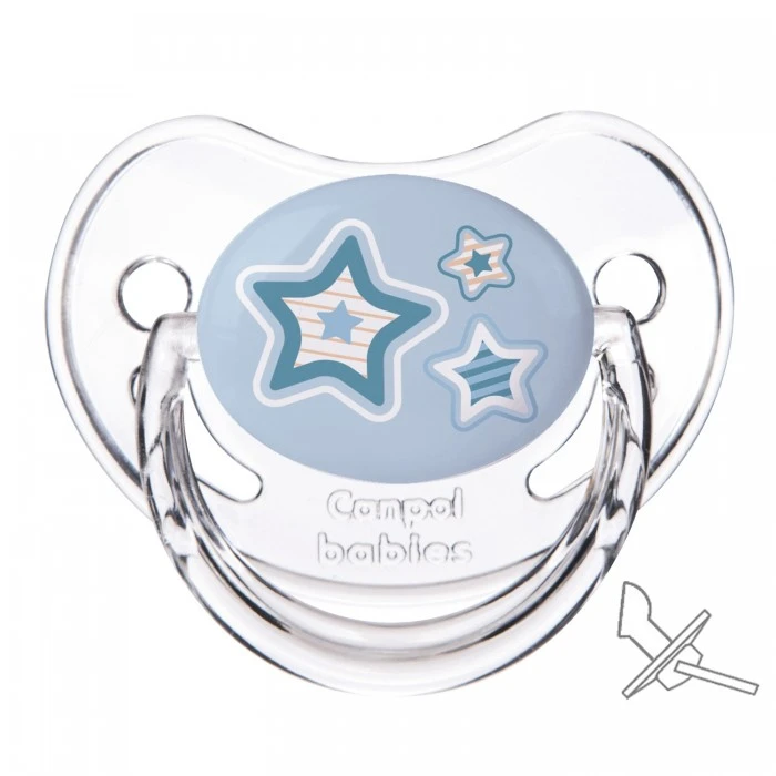 Пустышка силиконовая ортодонтическая Canpol babies Newborn baby (6 - 18 месяцев) - 