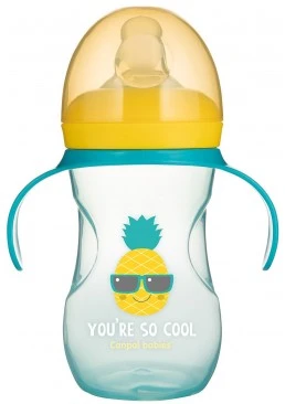 Поильник Canpol Babies So Cool бирюзовый, 270 мл