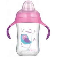 Кружка тренувальна з силіконовим носиком Canpol Babies BIRDS, 300 мл