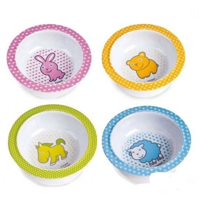 Тарілка Canpol Babies з меланіну на присосці, 270 мл - 
