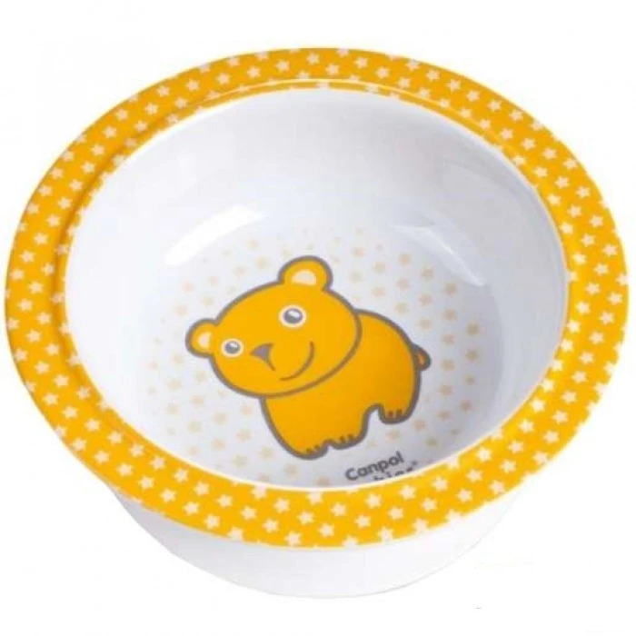 Тарілка Canpol Babies з меланіну на присосці, 270 мл - 