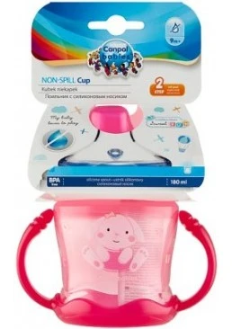 Поїльник-непроливайка Canpol Babies Sweet fun рожевий, 180 мл