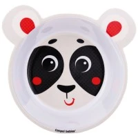 Тарілка Canpol babies з вушками антиковзна з меламіну бежева