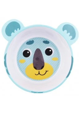 Тарілка антиковзаюча з вушками Canpol babies меламін, 490 мл