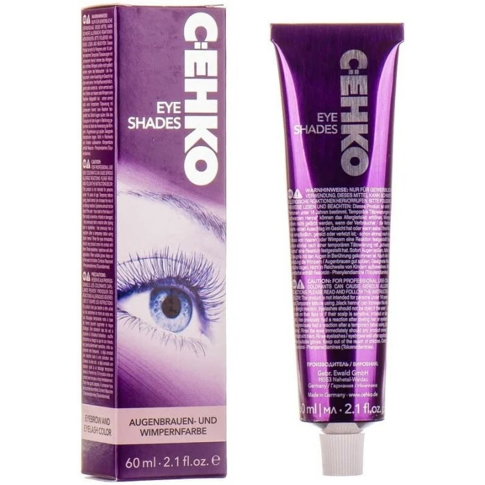 Краска для бровей и ресниц C:EHKO светло-коричневая, 60 мл - 