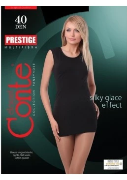 Колготки Conte Prestige 40 Den Grafit, 4 розмір