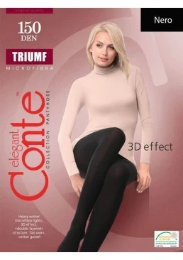 Колготки Conte Triumf 150 Den Nero, 2 розмір