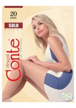 Колготки Conte Solo 20 Den Grafit, 4 размер