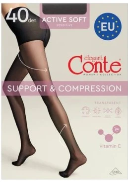 Колготки Conte Active Soft 40 den Mocca, 3 размер