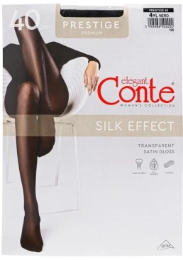 Колготки Conte Prestige 40 Den Nero, 4 розмір