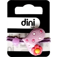 Резинка Dini Kids d-029 Серце лілова 