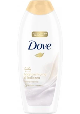 Гель-пенка для душа Dove Bagnoschiuma Нежный Шелк, 750 мл