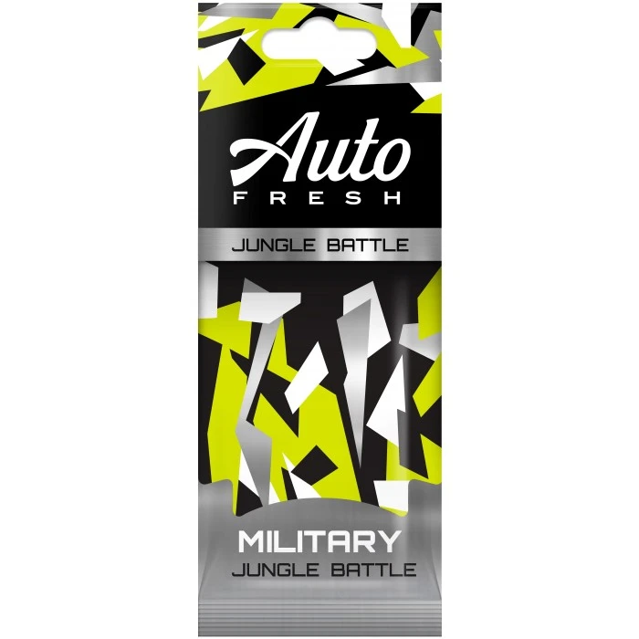 Підвісний ароматизатор для авто Auto Fresh Jungle battle, 1 шт - 