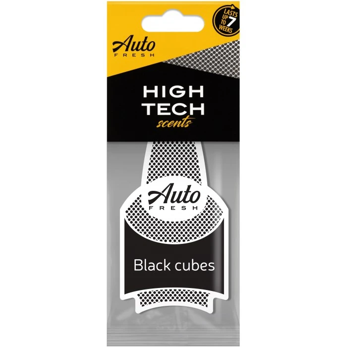Підвісний ароматизатор для авто Auto Fresh Black Cubes ракета, 1 шт - 