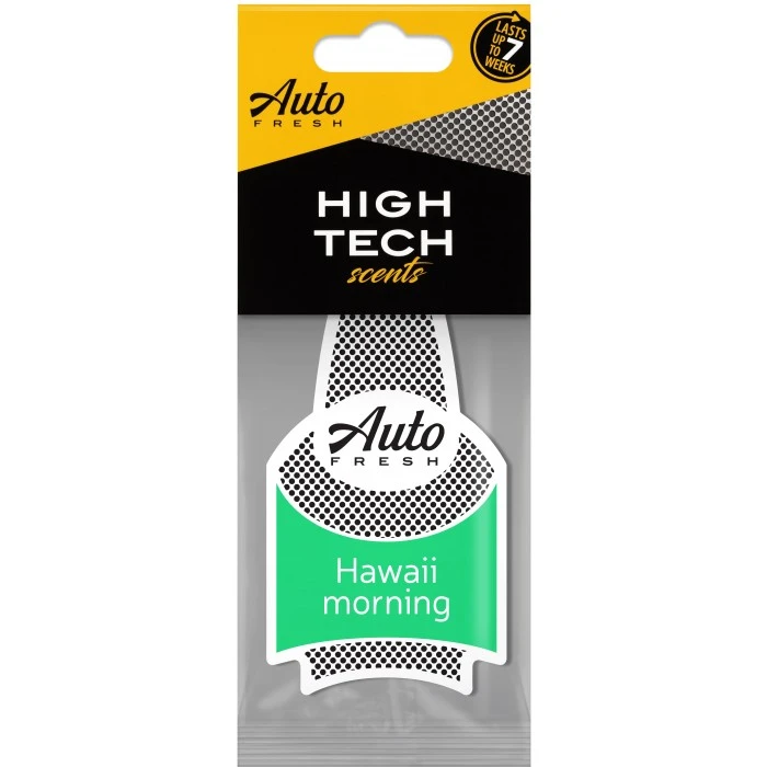 Підвісний ароматизатор для авто Auto Fresh Hawaii Morning ракета, 1 шт - 