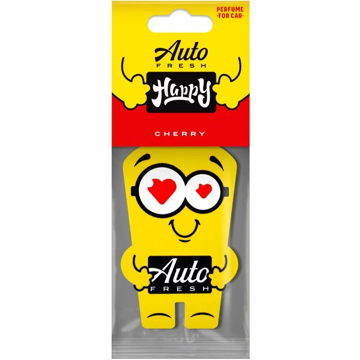 Подвесной ароматизатор для авто Auto Fresh Happy Cherry, 1 шт - 