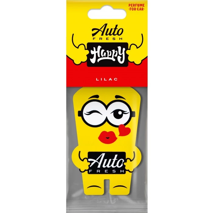 Підвісний ароматизатор для авто Auto Fresh Happy Lilac, 1 шт - 