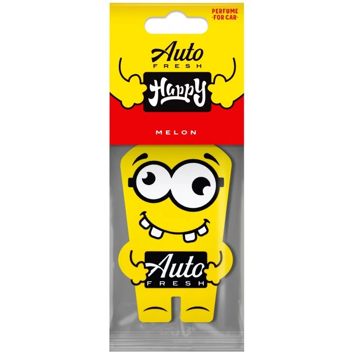 Підвісний ароматизатор для авто Auto Fresh Happy Melon, 1 шт - 