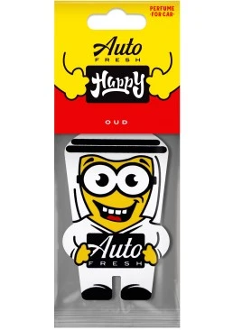 Подвесной ароматизатор для авто Auto Fresh Happy Oud, 1 шт