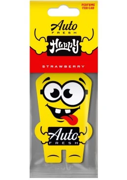 Підвісний ароматизатор для авто Auto Fresh Happy Strawberry, 1 шт