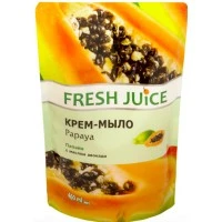 Крем-мыло Fresh Juice дой-пак Papaya, 460 мл 