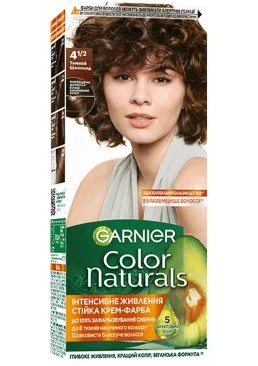 Фарба для волосся Garnier Color Naturals 4 1/2 Темний шоколад, 110 мл