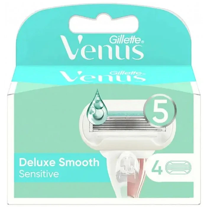 Сменные картриджи Gillette Venus V Edition Deluxe Smooth Sensitive, 4 шт  - 