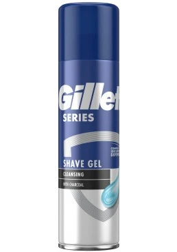 Гель для бритья Gillette Series «Cleansing with Charcoal», 200 мл 