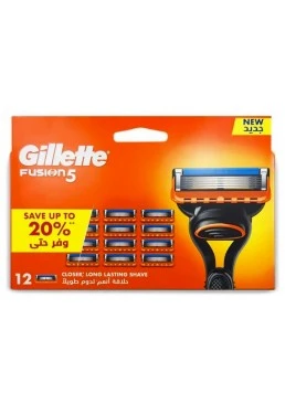 Змінні картриджі для гоління Gillette Fusion5, 12 шт.