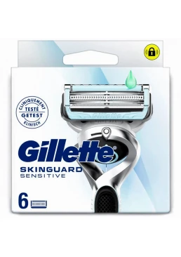 Змінні картриджі для гоління Gillette SkinGuard Sensitive, 6 шт.