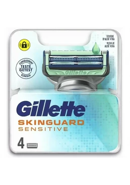 Змінні картриджі для гоління Gillette SkinGuard Sensitive, 4 шт.