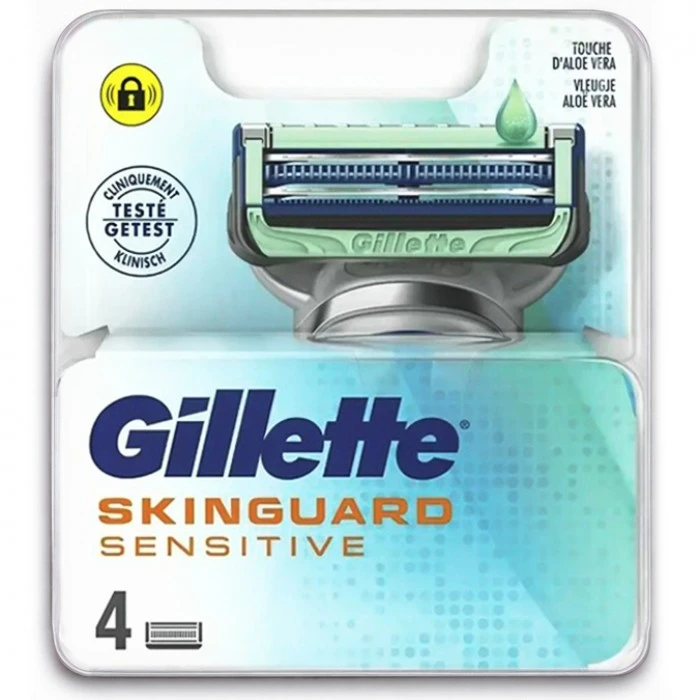 Змінні картриджі для гоління Gillette SkinGuard Sensitive, 4 шт. - 