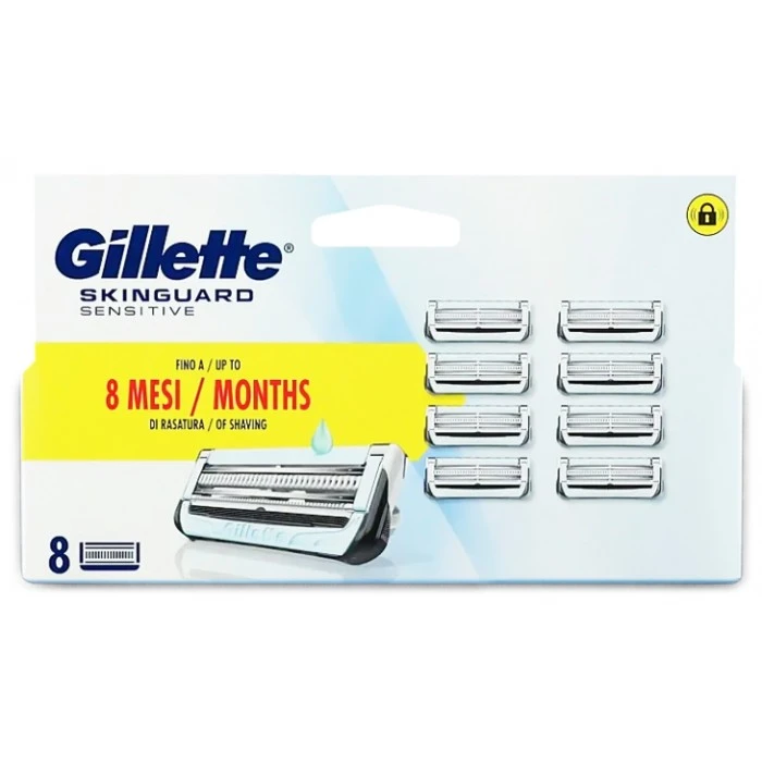 Змінні картриджі для гоління Gillette SkinGuard Sensitive, 8 шт. - 
