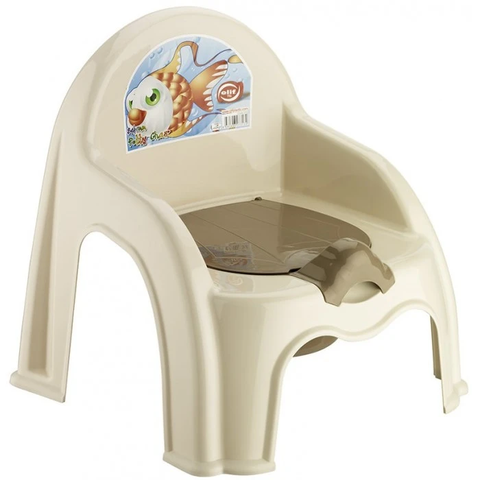 Детский горшок-стульчик Bebem Elif Рlastik с крышкой - 