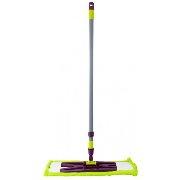 Швабра телескопическая Valsar KM-0302  (моп 40x10 см) ручка 120 см (Цвет в ассортименте) - 