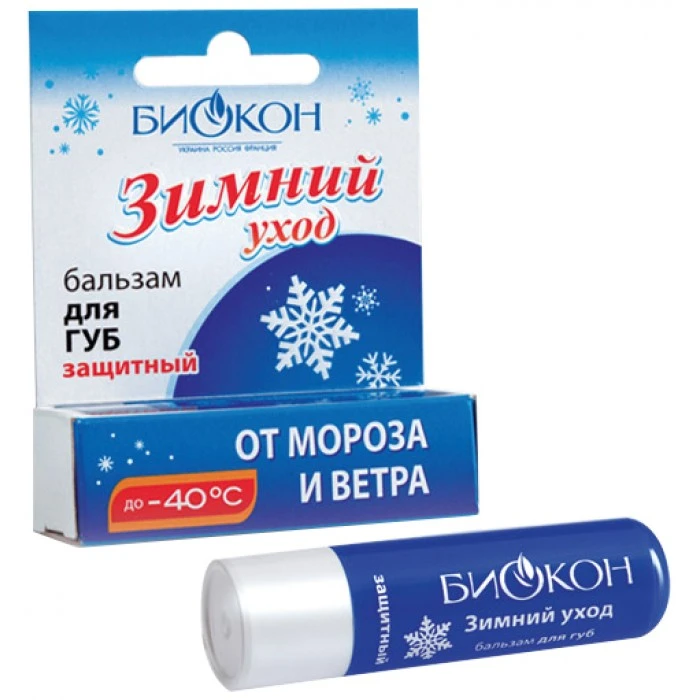 Захисний бальзам для губ Біокон Зимовий догляд, 4.6 г - 