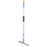 Швабра для мытья окон с губкой Eco Fabric 25 см (телескопическая ручка 82-133 см)