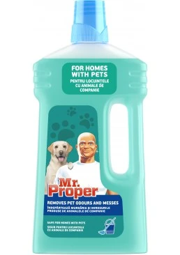 Миюча рідина для підлоги і стін Mr. Proper Pet для будинків з домашніми тваринами, 1 л