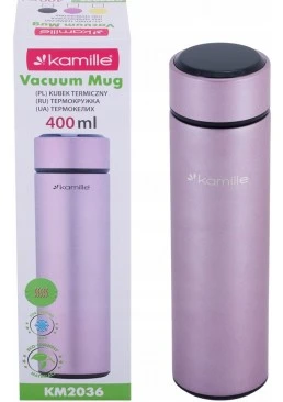 Розумний термос із датчиком температури води Kamille KM-2036, 400 мл