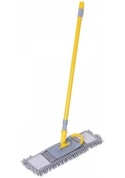 Швабра Eco Fabric EF-4025-C Шиньйон 1000 пальців мікрофібра (43 см х 10 см) ручкою телескоп., 86 - 131 см