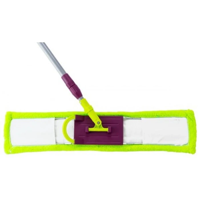 Швабра полотер Valsar VS 0306 з насадкою з мікрофібри (60 см х 10 см) і телескопічною ручкою, 120 см - 